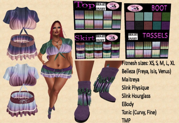 (O)(O) Gypsy Skirt Outfit Bag