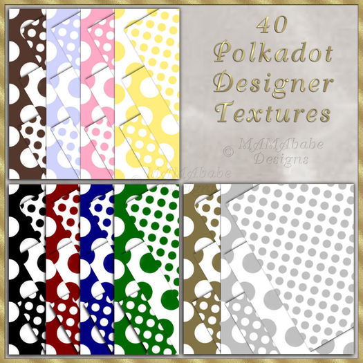 Polkadot Textures Seamless