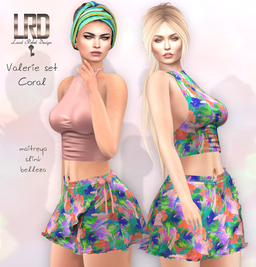 LRD Valerie outfit coral