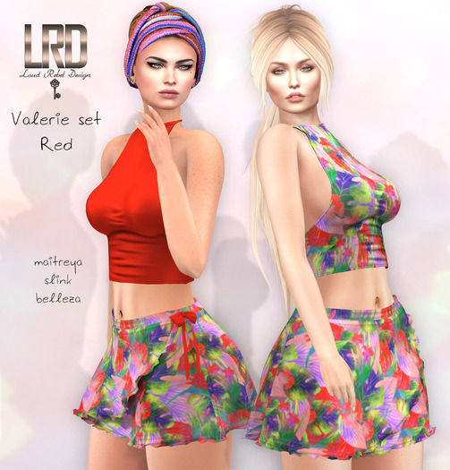LRD Valerie outfit Red