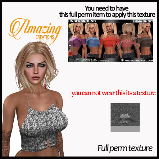 AmAzINg CrEaTiOnS Full Perm Texture- KAMI HALTER-64
