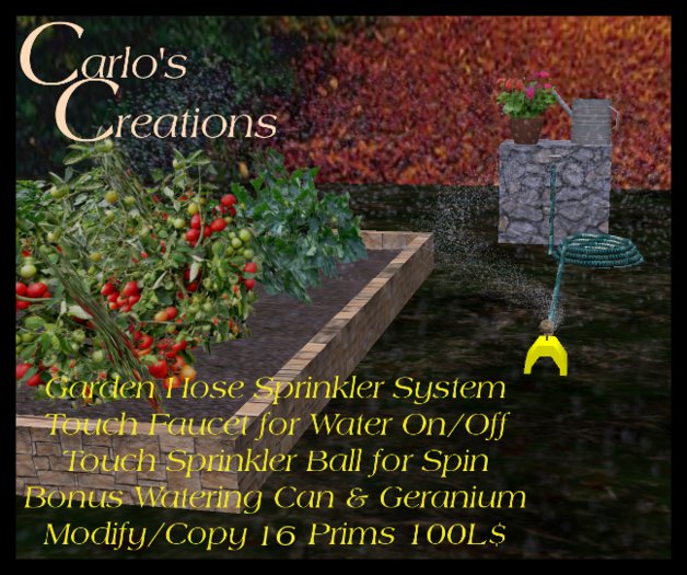 Garden Hose Sprinkler System