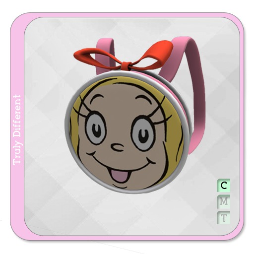 Truly Different - Suess Backpack - Cindy Lou Who (rez me)