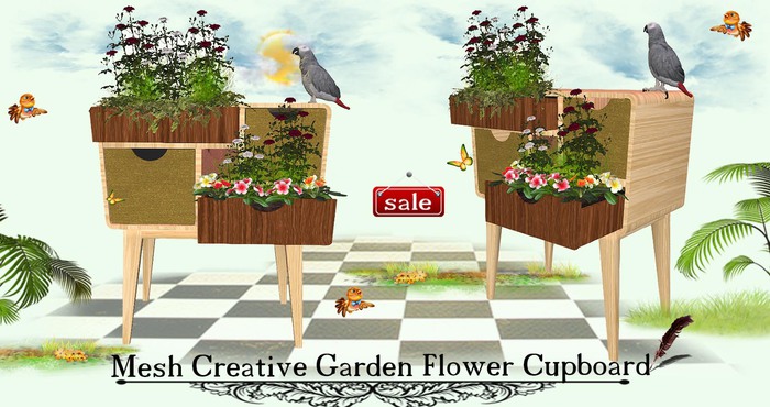Mesh Creative Garden Flower Cupboard v. 5