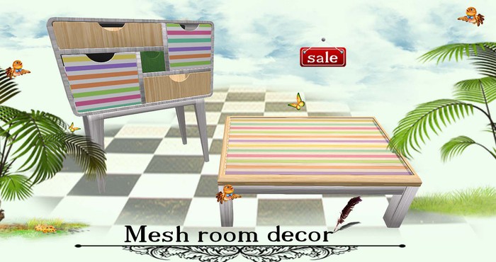 Mesh room decor (C&M) v. 7