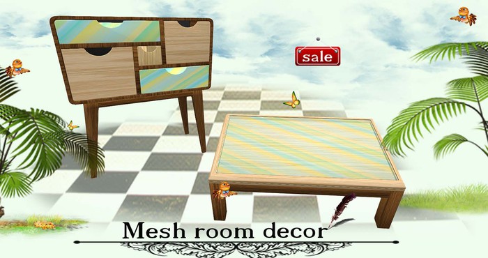 Mesh room decor v. 8