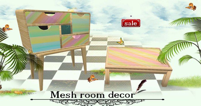 Mesh room decor v. 9
