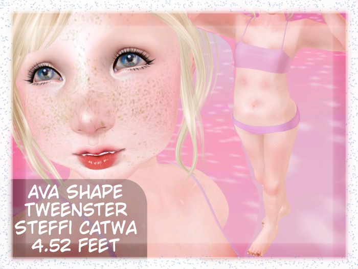 Ava TWNSTR (Steffi) Shape 4.52 Ft Teen Shape (Add to Unpack)