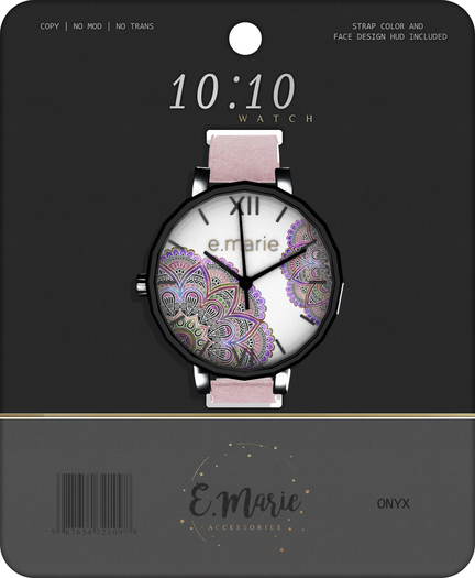 e.marie // 10:10 Watch - Onyx
