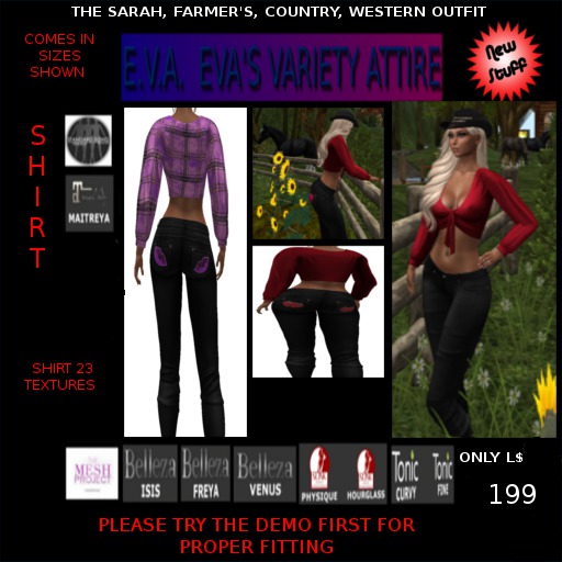 Sarah shirt by E.V.A.'S