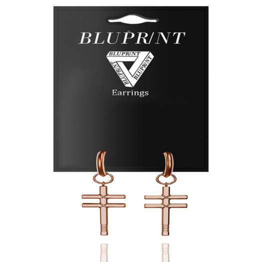 Blupr/nt - "Bless" Earring (Bronze)