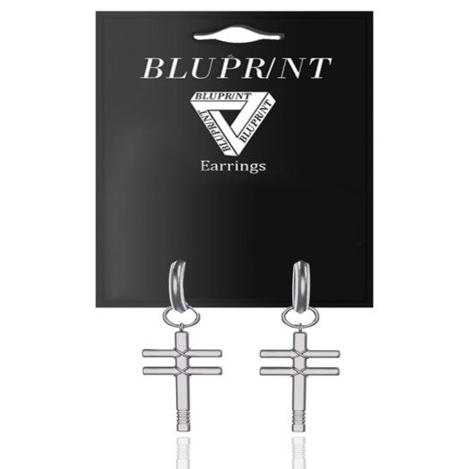 Blupr/nt - "Bless" Earring (Silver)