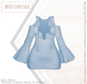 .miss chelsea. Nell Dress Blue CLEARANCE