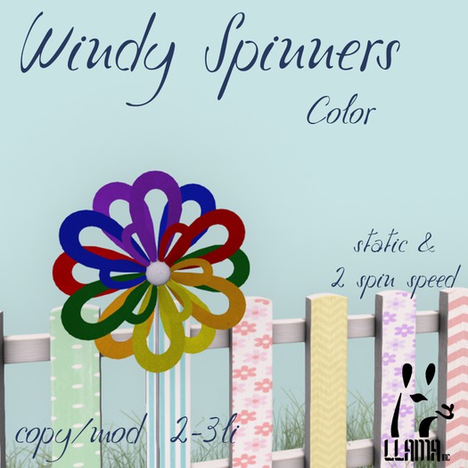 Llama Inc - Windy Spinners - Color