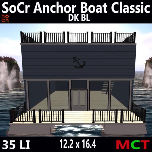 SoCr Anchor Boat Classic DK BL