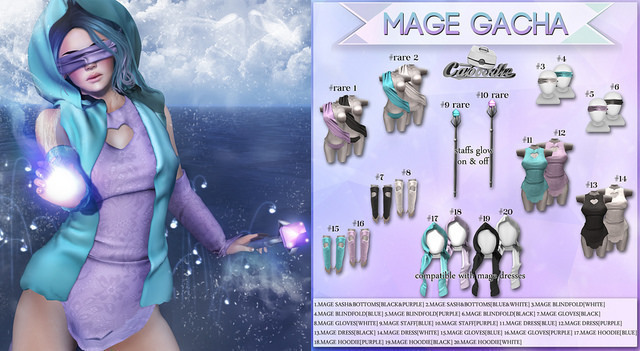 Caboodle - Mage Dress Purple - Maitreya Beta