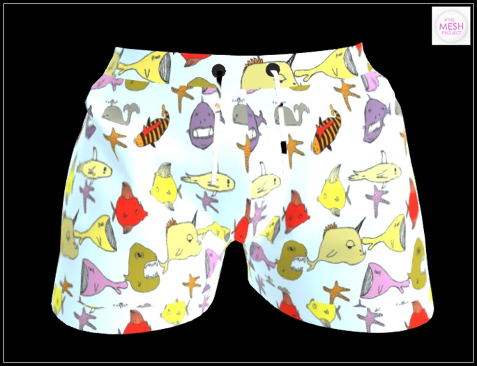 creani  TMP swim shorts trunks men gothic surf shark   gift
