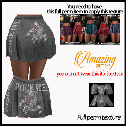 AmAzINg CrEaTiOnS Full Perm Texture- MERCEDES SKIRT-1