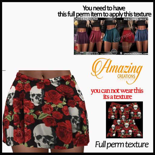 AmAzINg CrEaTiOnS Full Perm Texture- MERCEDES SKIRT-3