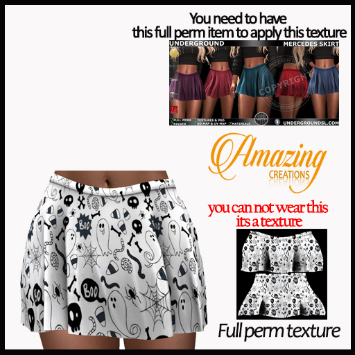 AmAzINg CrEaTiOnS Full Perm Texture- MERCEDES SKIRT-4