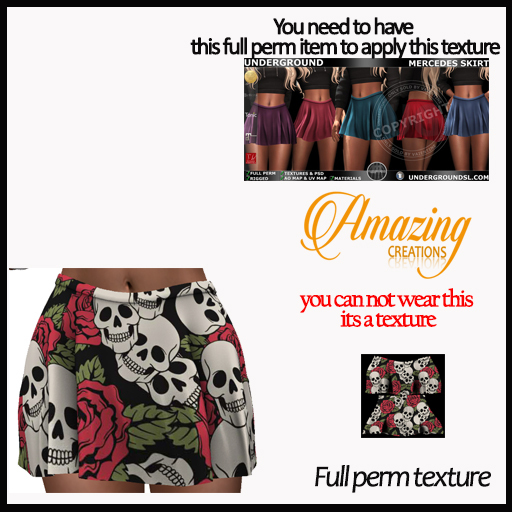 AmAzINg CrEaTiOnS Full Perm Texture- MERCEDES SKIRT-7