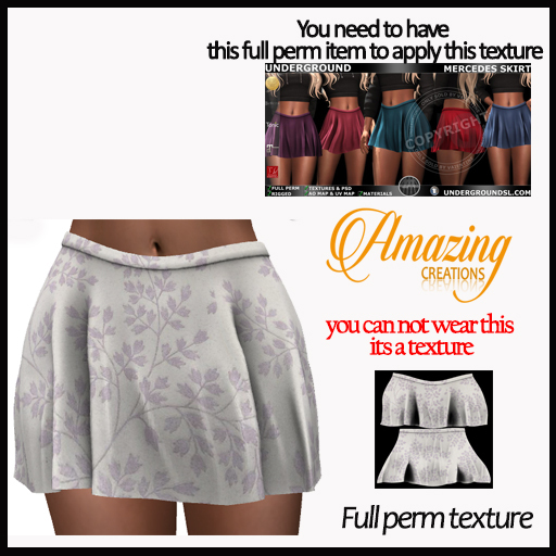 AmAzINg CrEaTiOnS Full Perm Texture- MERCEDES SKIRT-10