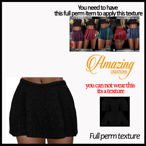 AmAzINg CrEaTiOnS Full Perm Texture- MERCEDES SKIRT-11