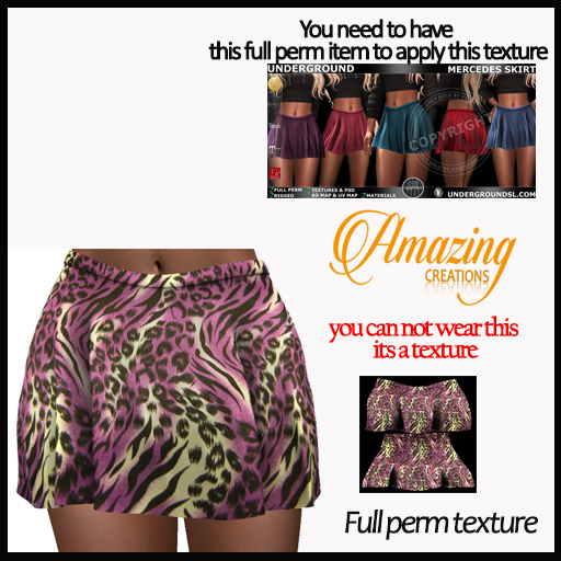 AmAzINg CrEaTiOnS Full Perm Texture- MERCEDES SKIRT-12
