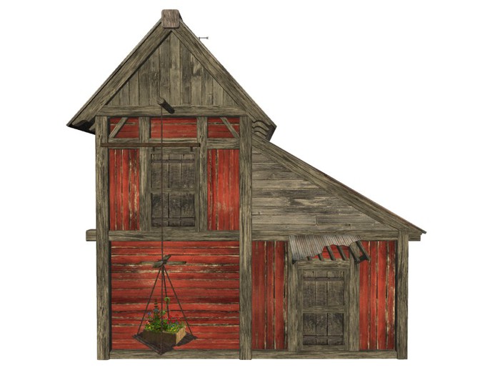 MSD - Barn  - Red (54 LI)