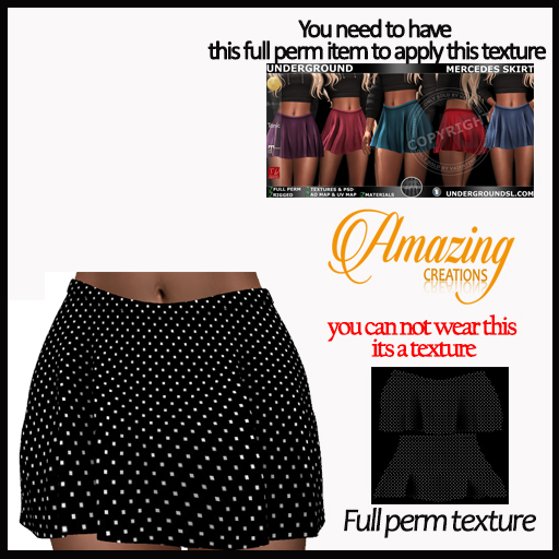 AmAzINg CrEaTiOnS Full Perm Texture- MERCEDES SKIRT-19