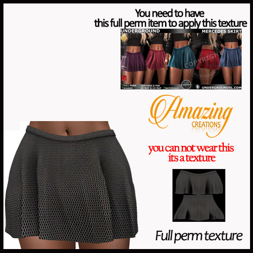 AmAzINg CrEaTiOnS Full Perm Texture- MERCEDES SKIRT-20