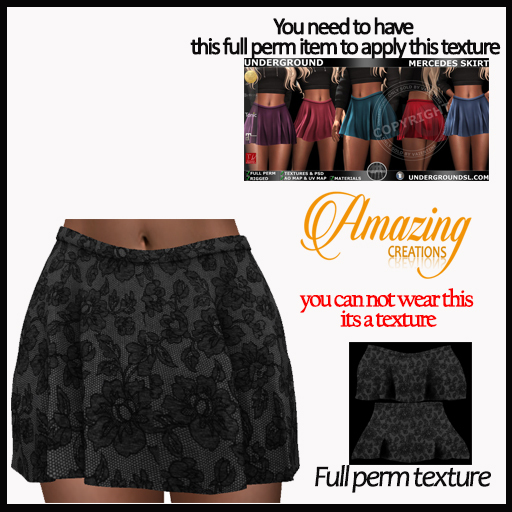 AmAzINg CrEaTiOnS Full Perm Texture- MERCEDES SKIRT-21