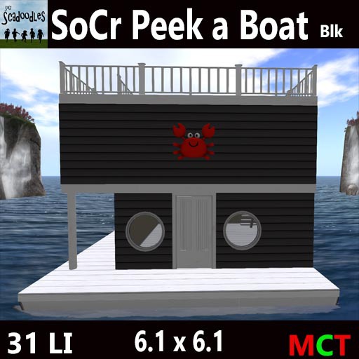 SoCr  Peek a Boat Blk