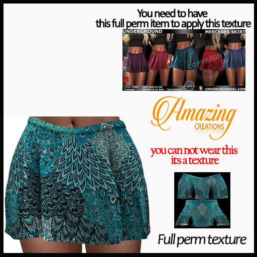 AmAzINg CrEaTiOnS Full Perm Texture- MERCEDES SKIRT-24