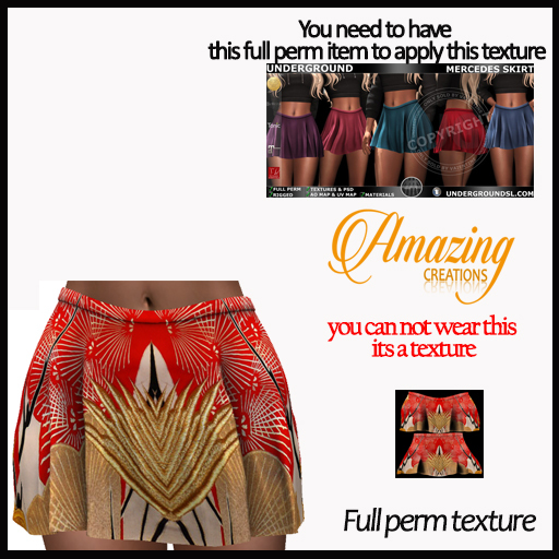 AmAzINg CrEaTiOnS Full Perm Texture- MERCEDES SKIRT-28