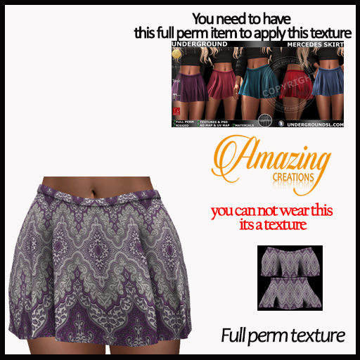 AmAzINg CrEaTiOnS Full Perm Texture- MERCEDES SKIRT-29