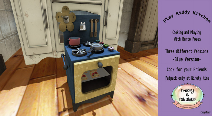 *FF* Play Kiddy Kitchen Blue