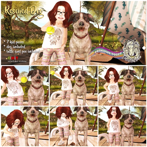= Fashiowl Poses = Rescued Dog - Kids  // WEAR