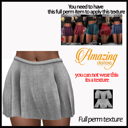 AmAzINg CrEaTiOnS Full Perm Texture- MERCEDES SKIRT-30