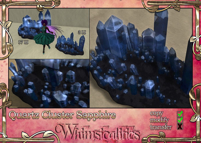 ::Whimsicalities:: Quartz Cluster Sapphire
