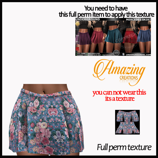 AmAzINg CrEaTiOnS Full Perm Texture- MERCEDES SKIRT-35