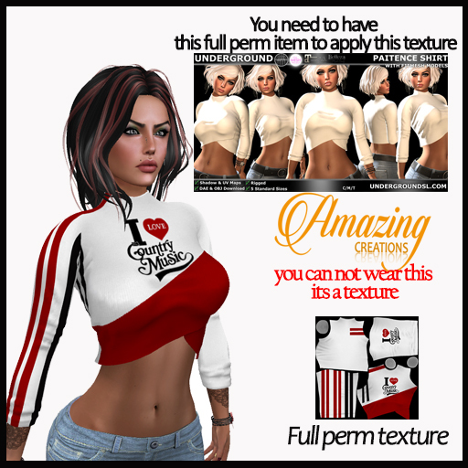 AmAzINg CrEaTiOnS Full Perm Texture-  PAITENCE SHIRT-1
