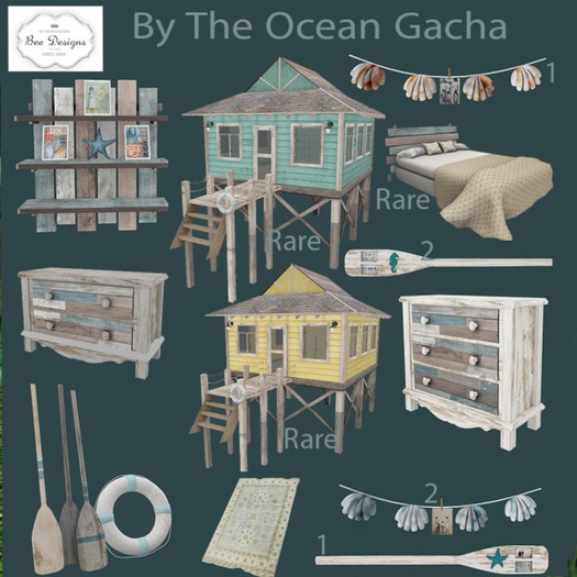 .:Bee Designs:. By The Ocean  Gacha Rug