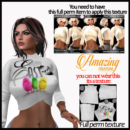 AmAzINg CrEaTiOnS Full Perm Texture-  PAITENCE SHIRT-11