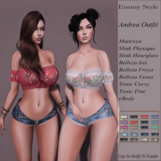 Enemy Style: Andrea Outfit (ADD/REZZ)