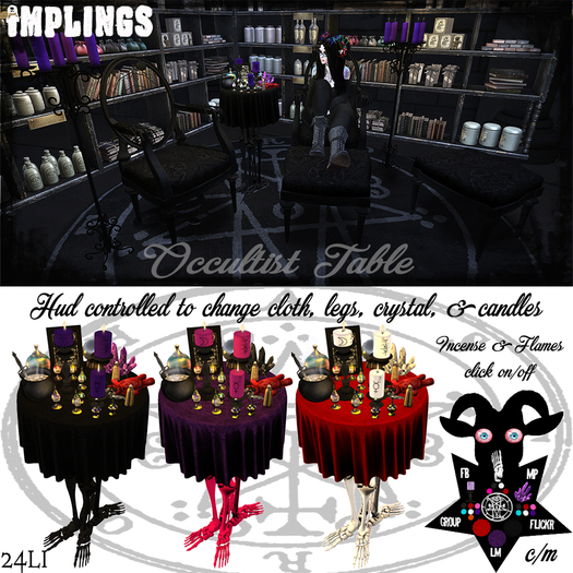 ..::Implings::.. Occultist Table (ADD ME)