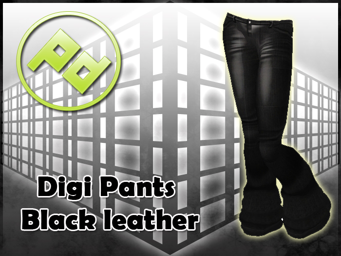 ::Poised:: Digi Pants  black leather