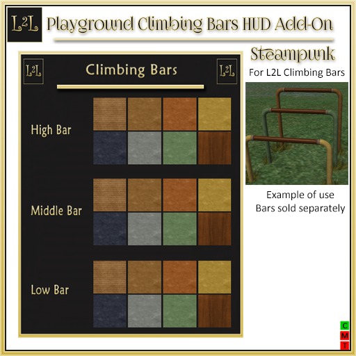 L2L Playground Set - Climbing Bars Add-On Steampunk