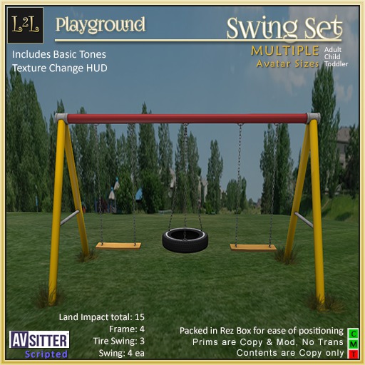 L2L Playground Set - Swing Set
