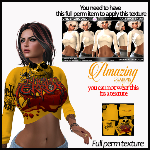 AmAzINg CrEaTiOnS Full Perm Texture-  PAITENCE SHIRT-12